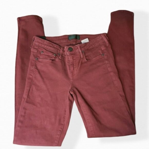 VINCE Riley Jegging in Burgundy size 26 - Picture 2 of 7